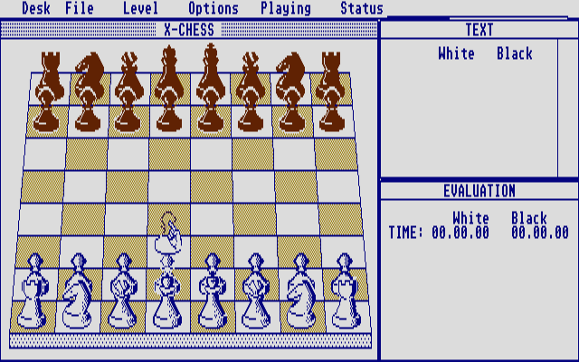 Xchess atari screenshot