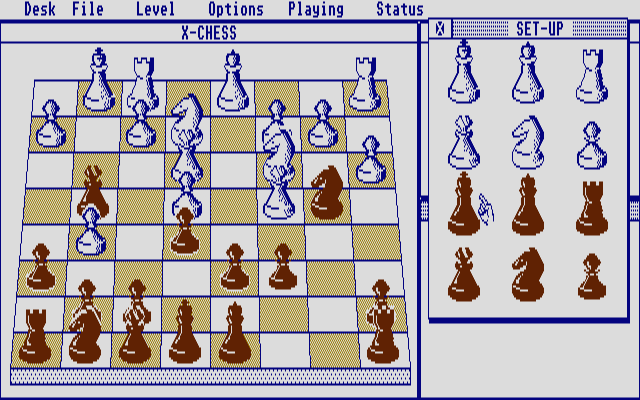 Xchess atari screenshot