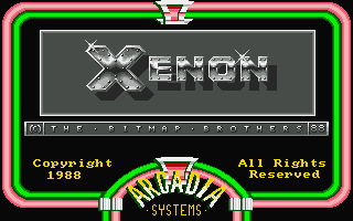 Xenon atari screenshot