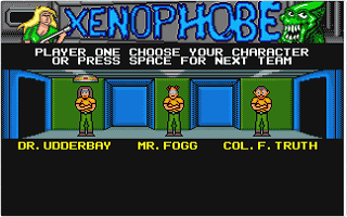 Xenophobe atari screenshot