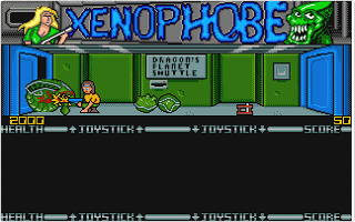 Xenophobe atari screenshot