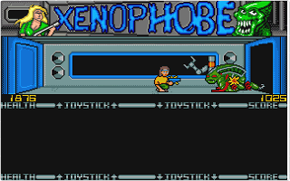 Xenophobe atari screenshot