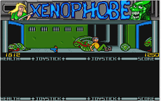 Xenophobe atari screenshot