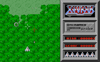 Xevious atari screenshot
