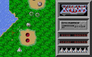 Xevious atari screenshot