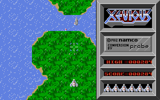 Xevious atari screenshot
