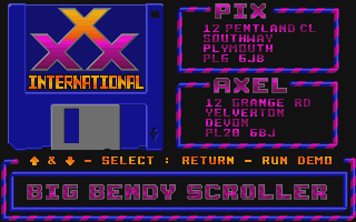 XXX International Megademo atari screenshot