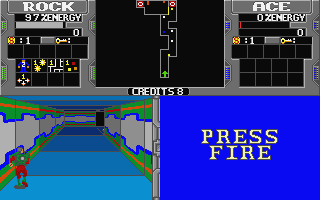 Xybots atari screenshot