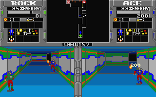 Xybots atari screenshot