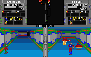 Xybots atari screenshot