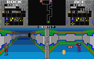 Xybots atari screenshot