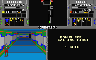 Xybots atari screenshot