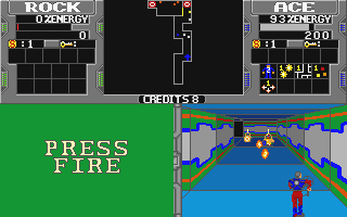 Xybots atari screenshot