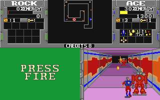 Xybots atari screenshot