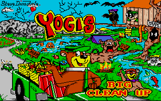 Yogi's Big Clean Up atari screenshot