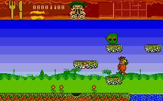 Yogi's Big Clean Up atari screenshot