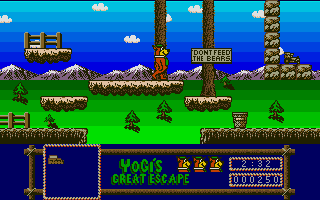 Yogi's Great Escape atari screenshot