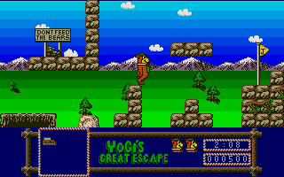 Yogi's Great Escape atari screenshot