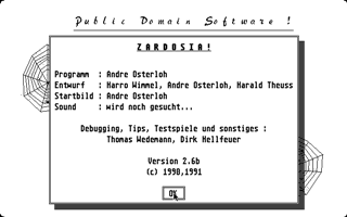 Zardosia atari screenshot