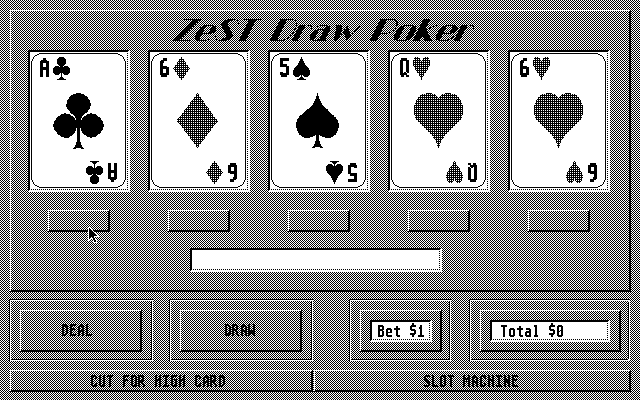 ZeST Poker atari screenshot