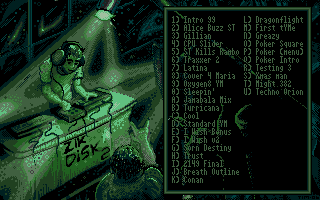 Zikdisk II atari screenshot