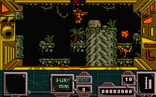 Zone Warrior atari screenshot