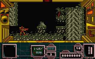 Zone Warrior atari screenshot