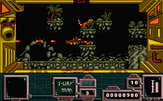 Zone Warrior atari screenshot