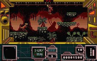 Zone Warrior atari screenshot