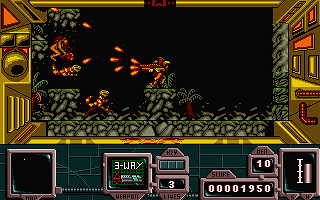 Zone Warrior atari screenshot