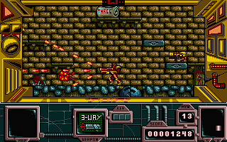 Zone Warrior atari screenshot