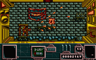 Zone Warrior atari screenshot