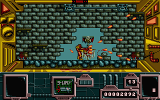 Zone Warrior atari screenshot