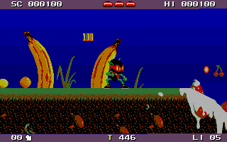 Zool atari screenshot