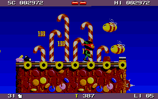 Zool atari screenshot