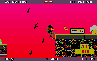 Zool atari screenshot