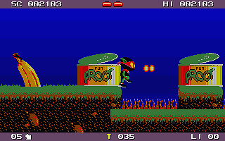 Zool atari screenshot
