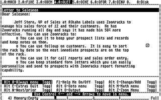 Zoomrack II atari screenshot