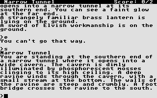 Zork II - Wizard of Frobozz (The) atari screenshot