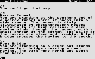 Zork II - Wizard of Frobozz (The) atari screenshot