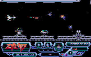 Zynaps atari screenshot