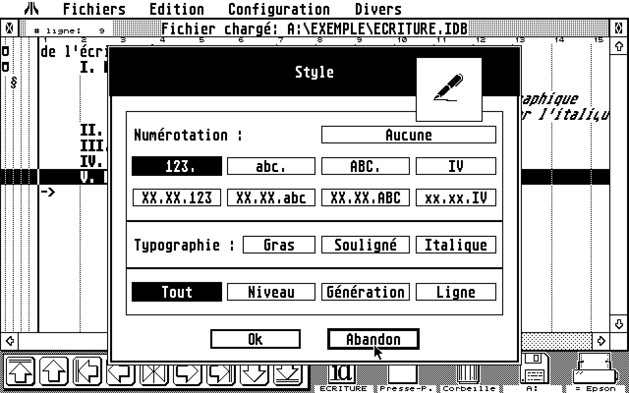 ZZ-Idée atari screenshot