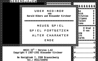 Über Nedimor atari screenshot